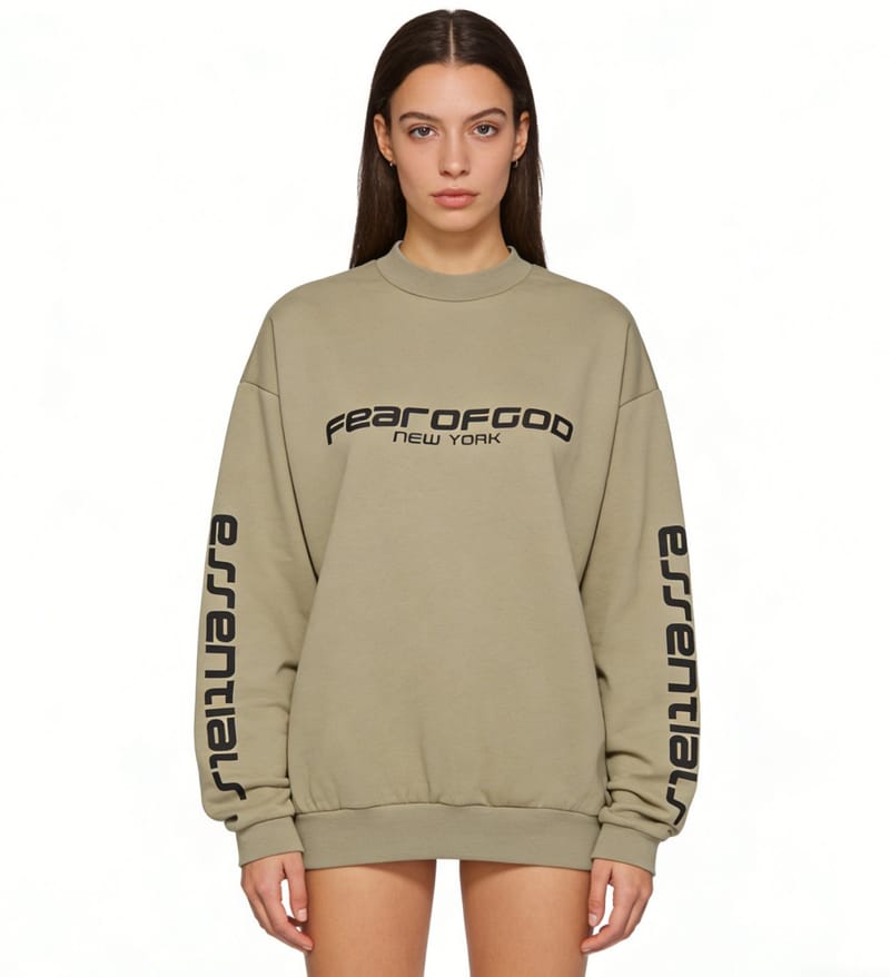 FEAR OF GOD 피어오브갓 에센셜 1855 시티 플리스 스웨트 셔츠 2COLOR