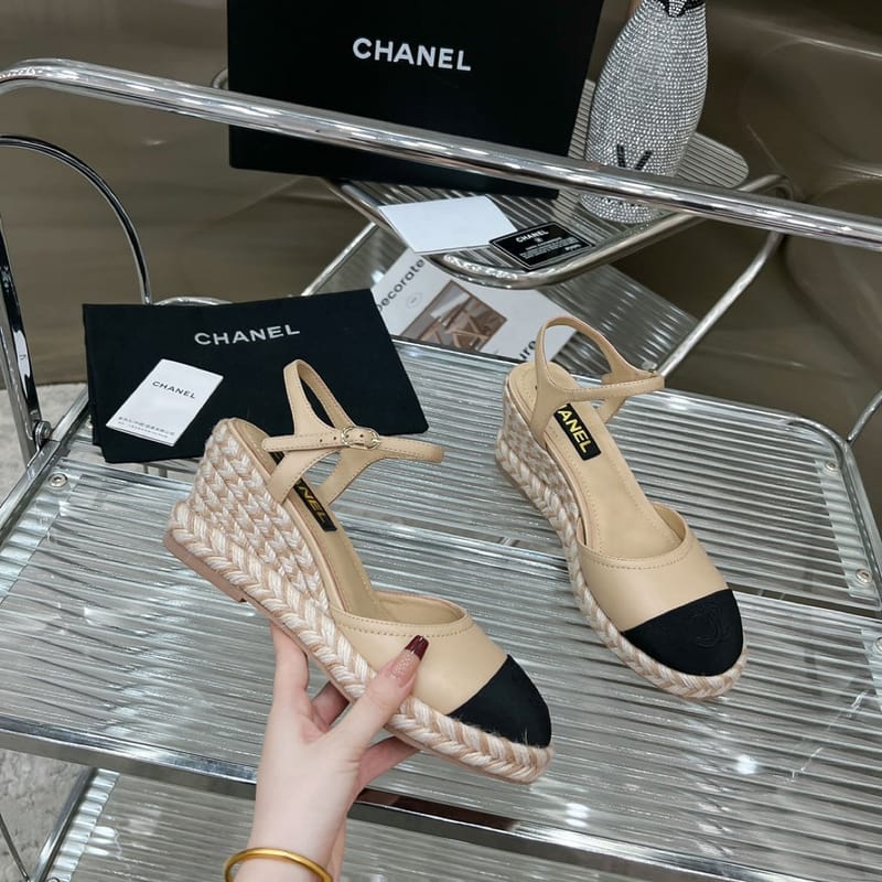 CHANEL 샤넬 에스퍄듀 웨지힐 3COLOR