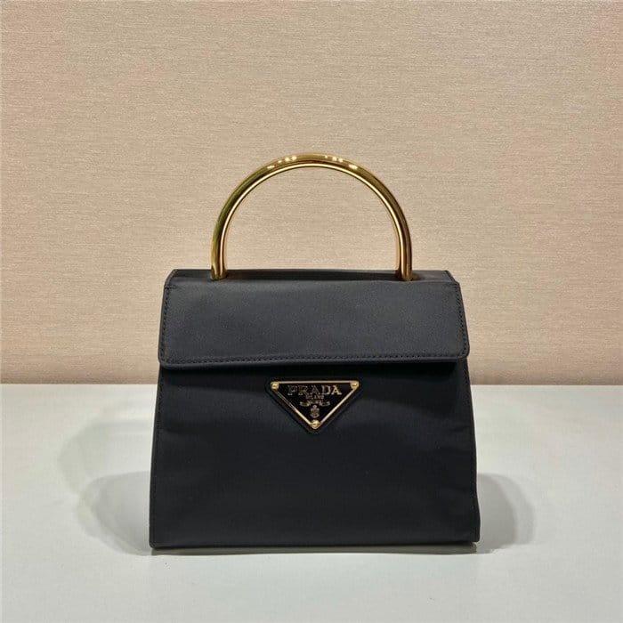 PRADA 프라다 빈티지 포코노 메탈 탑핸들 토트백 1BH608