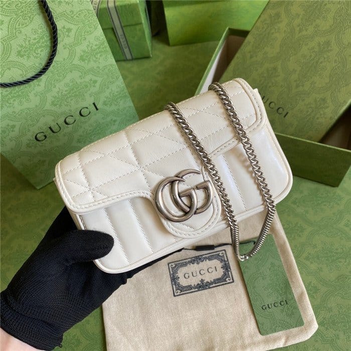 GUCCI 구찌 GG마몬트 마틀라세 수퍼미니 476433
