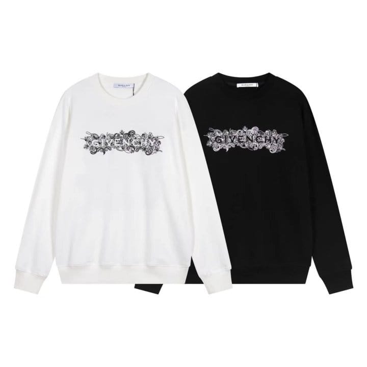 GIVENCHY 지방시 그래피티 자수 로고 맨투맨