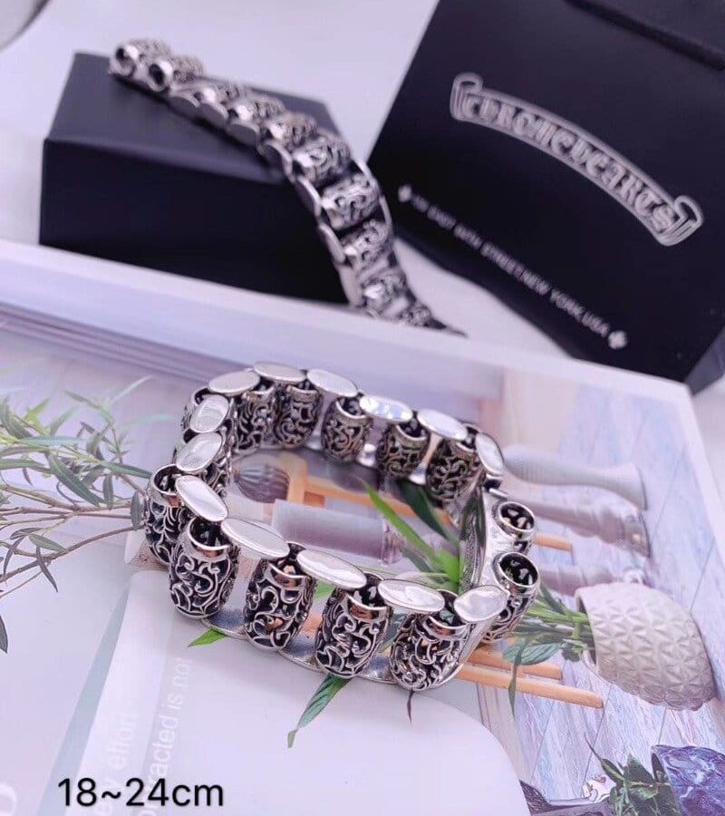 CHROME HEARTS 크롬하츠 925실버 남녀공용 팔찌