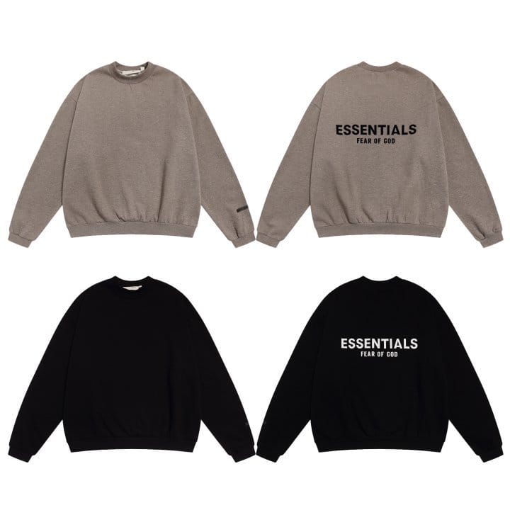 FEAR OF GOD 피어오브갓 에센셜 1848 백 로고 플리스 스웨트 셔츠