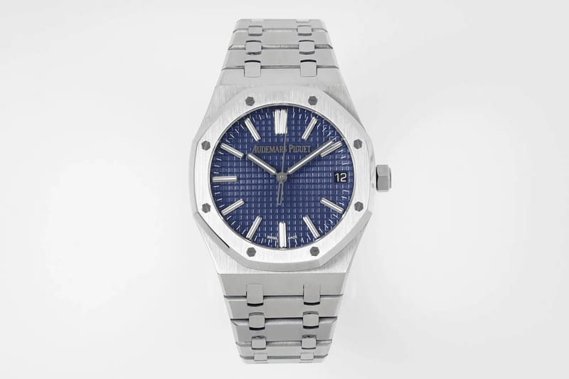 AUDEMARS PIGUET 오데마피게 로얄오크 50주년 한정판 청판 다이얼 41mm 15510