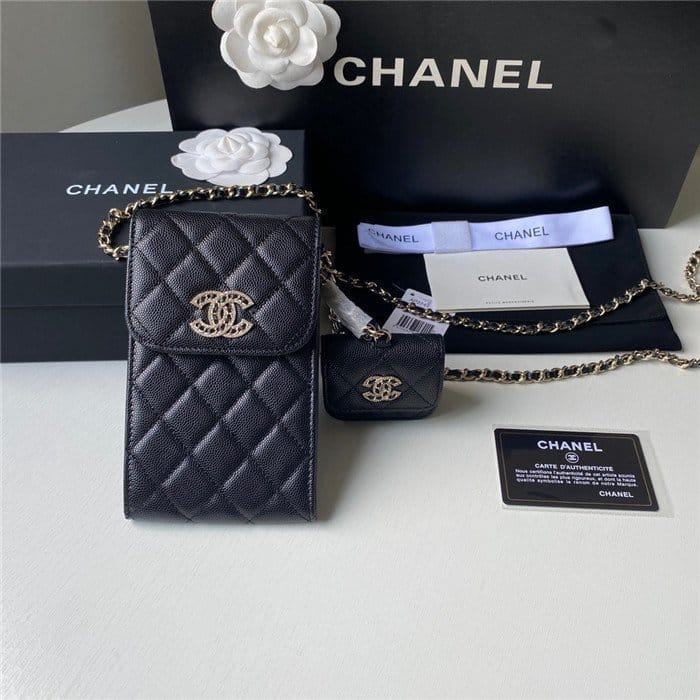 CHANEL 샤넬 미니 폰케이스백 AS2734