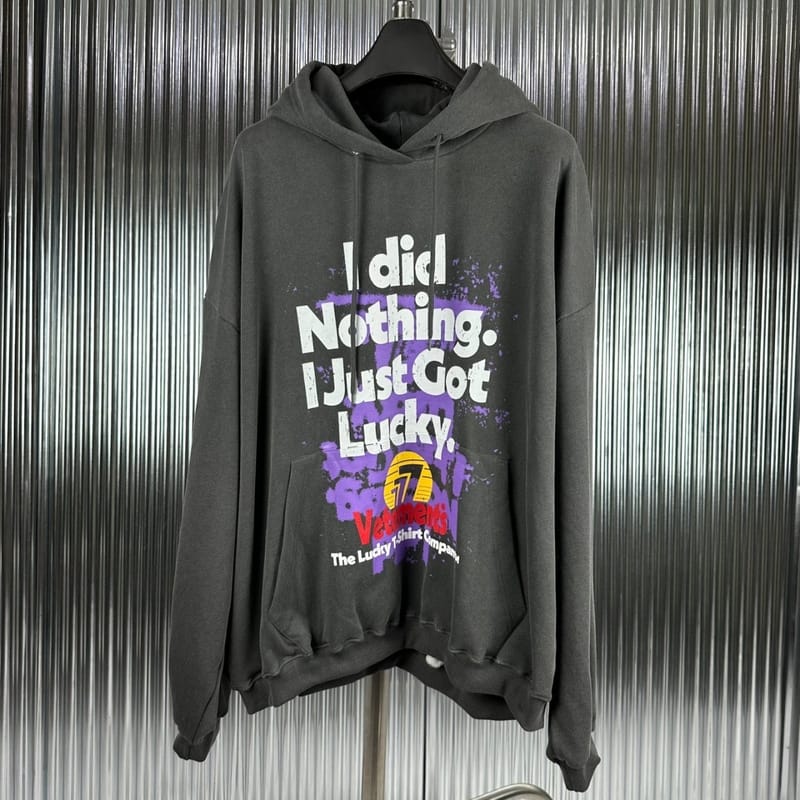 VETEMENTS 베트멍 럭키 후드