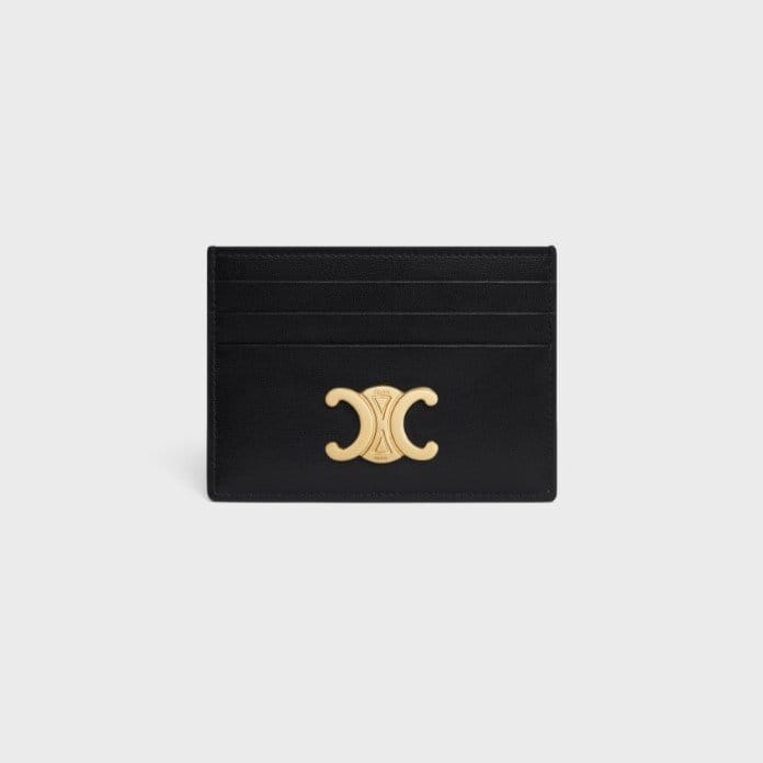 CELINE 셀린느 트리옹프 카드 지갑 샤이니 카프스킨 10L833 4COLOR