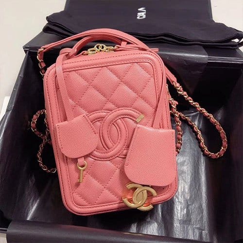 CHANEL 샤넬 코스메틱 케이스 AS0988-4 캐비어