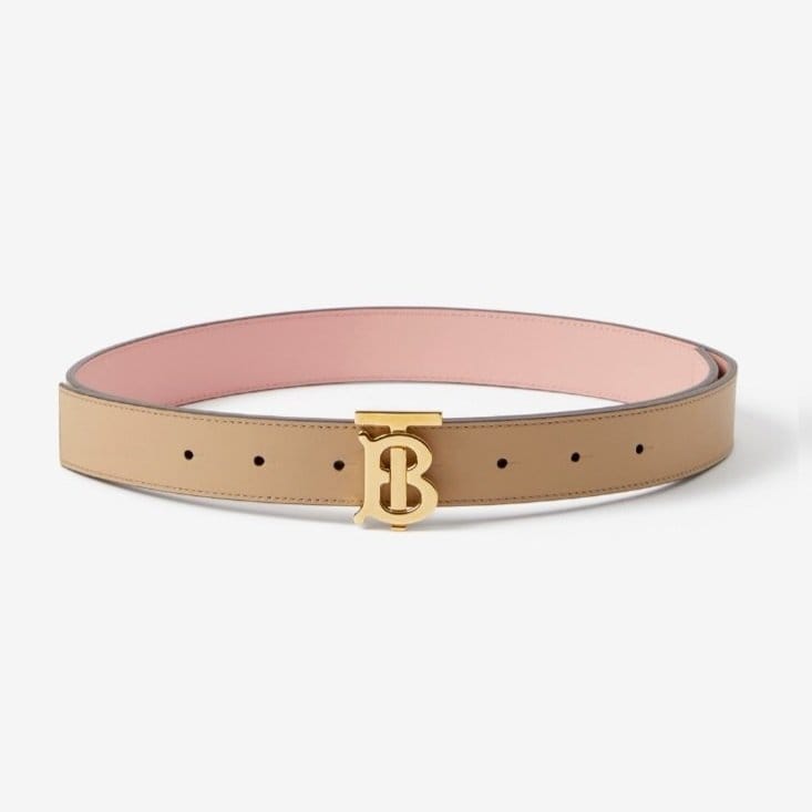 BURBERRY 버버리 레더 리버시블 TB 벨트 80660501 (20mm)