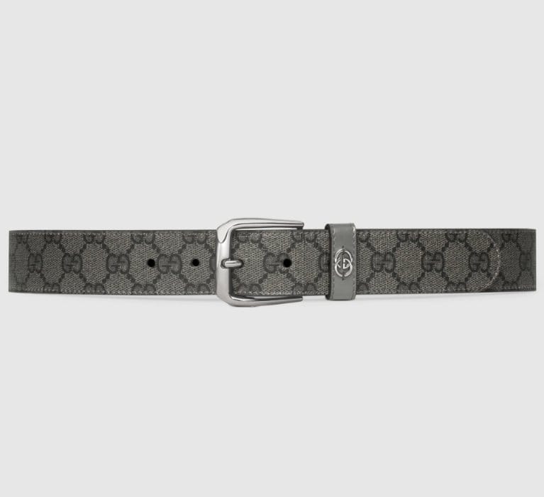 GUCCI 구찌 인터로킹 G 디테일 벨트