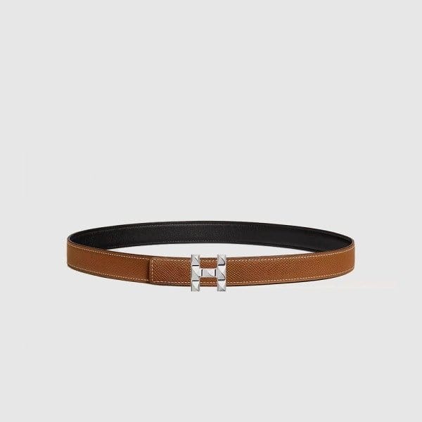 HERMES 에르메스 H Infini 벨트 버클 리버서블 가죽 스트랩 2COLOR