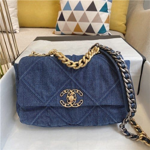 CHANEL 샤넬 데님 숄더백 AS16920