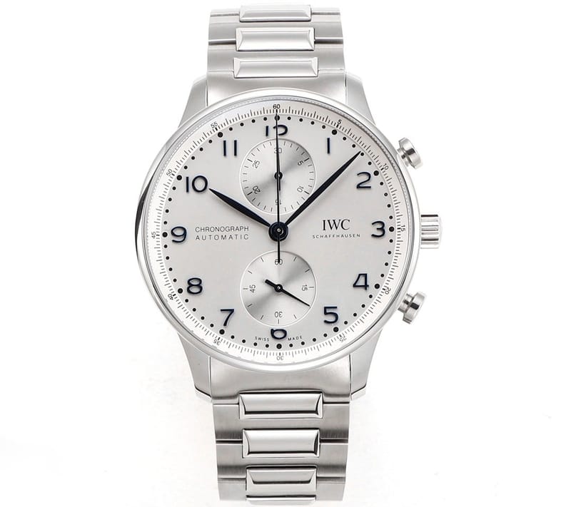 IWC 아이더블유씨 포르투기저 크로노 실버 화이트/블루 다이얼
