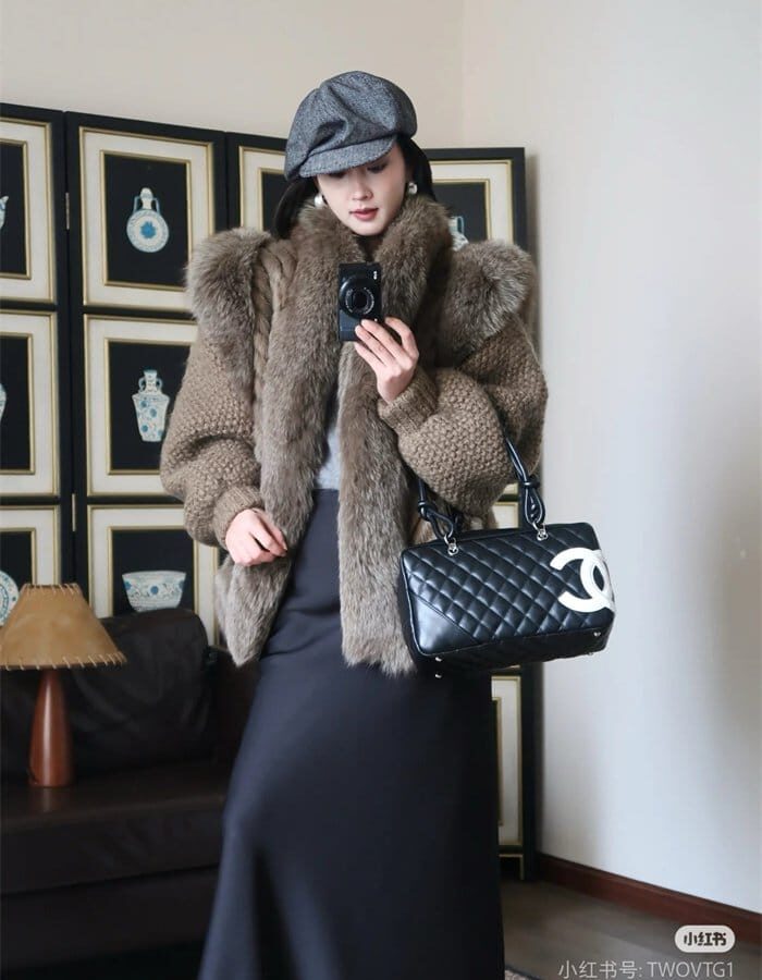 CHANEL 샤넬 볼링백 라지 AS2979